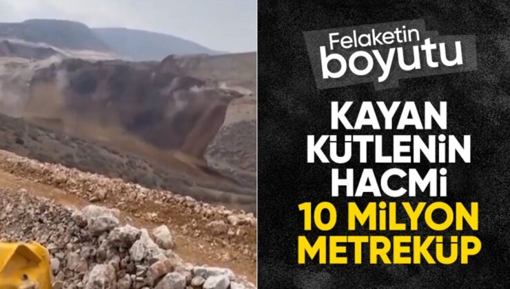 İçişleri Bakanı Ali Yerlikaya: Kayan kütlenin hacmi 10 milyon metreküp