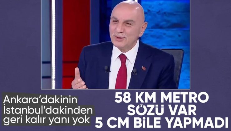 Turgut Altınok’tan Mansur Yavaş’a: Ankara’da 5 santimetre metro bile yapmadı