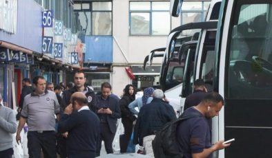 İstanbul’da otogarda bayram öncesi hareketlilik