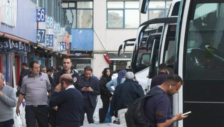 İstanbul’da otogarda bayram öncesi hareketlilik