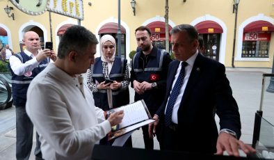 Cumhurbaşkanı Erdoğan talimatı verdi: Ekipler kafe restoranları denetledi