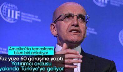 Mehmet Şimşek’in birebir temaslarıyla ABD’den “yatırımcı akını” olacak