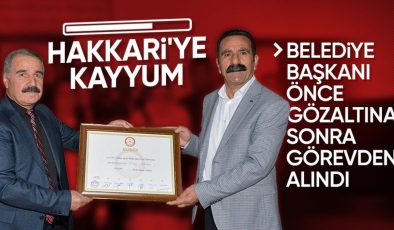 DEM’li Hakkari Belediye Başkanı Akış, gözaltına alındı