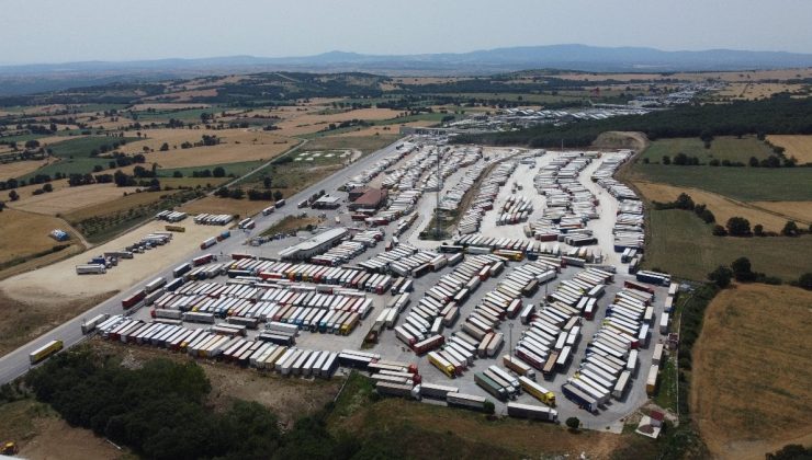 Hamzabeyli Sınır Kapısı’nda tır park kapasitesi artırıldı