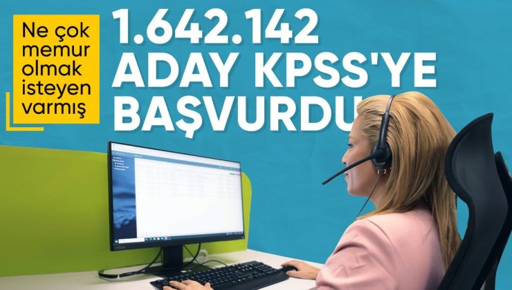 KPSS Lisans oturumlarına 1,6 milyon kişi başvurdu