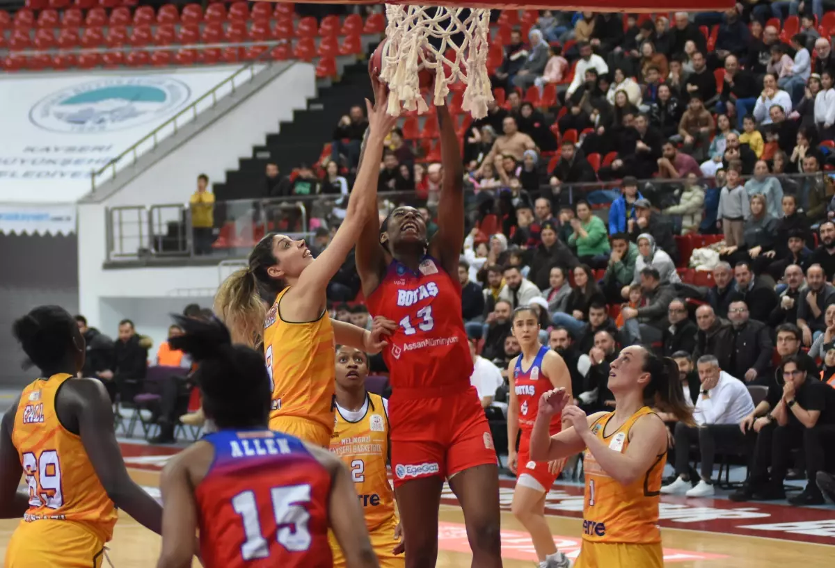 Melikgazi Kayseri Basketbol, BOTAŞ’ı 67-64 Mağlup Etti