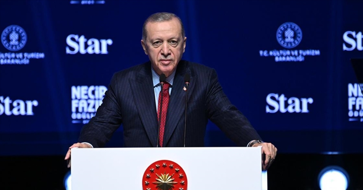 Cumhurbaşkanı Erdoğan Necip Fazıl Kısakürek Ödüllerini açıkladı